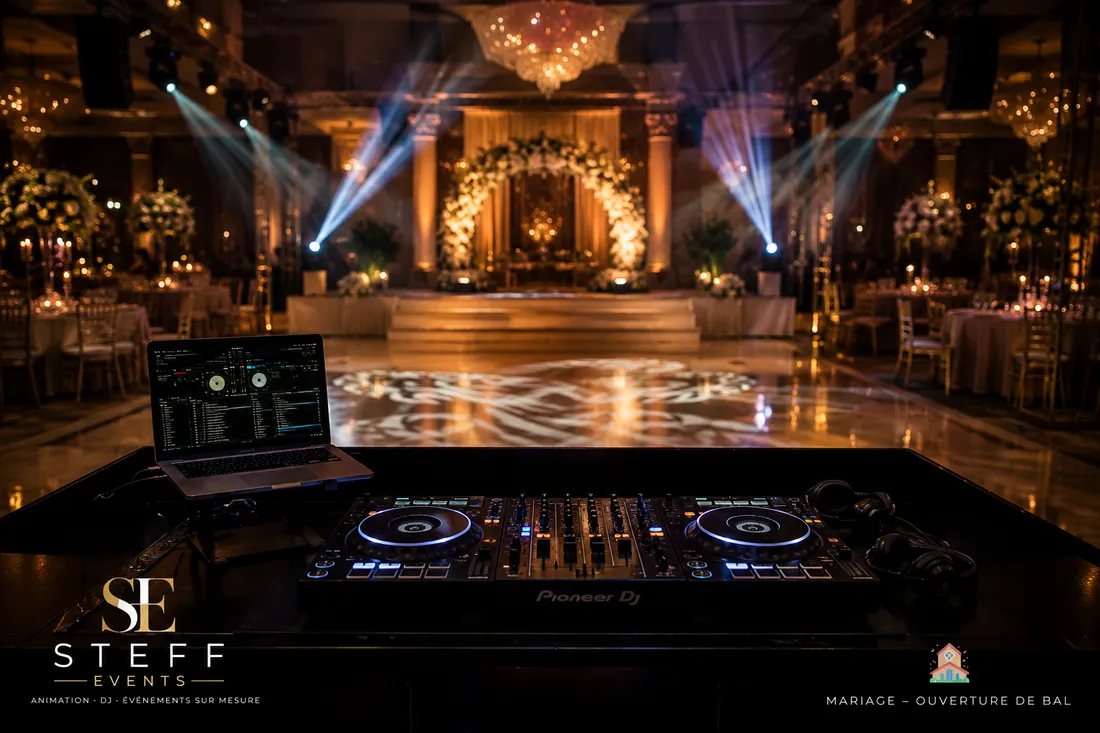 Mariage — Vue depuis les platines — Steff Events